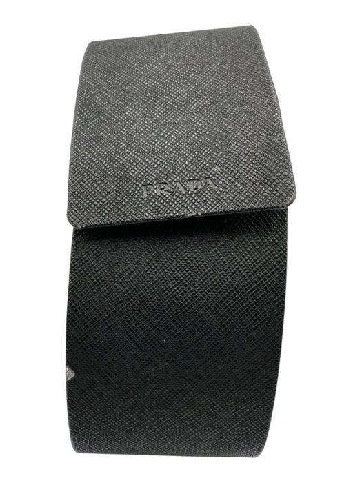 Prada Black & Gold Acetate Tortoise shell Cat Eye Case Inc. Sunglasses Black & Gold