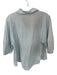 Alice & Olivia Size Est M Light blue & white Cotton Blend Striped Top Light blue & white / Est M