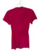 Nation Size XS Magenta Pima Cotton Short Sleeve Pleat Detail Dress Magenta / XS