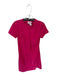 Nation Size XS Magenta Pima Cotton Short Sleeve Pleat Detail Dress Magenta / XS