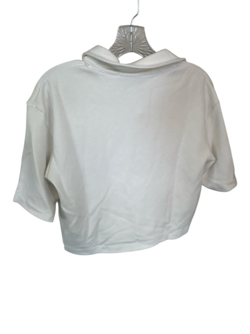 Le Bop Size S White Viscose Blend Drawstring Collar Short Set White / S
