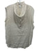 Toteme Size M Cream Beige Viscose & Polyester Sleeveless Mock Neck Top Cream Beige / M