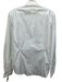 Ann Mashburn Size L White Cotton Long Sleeve Collar Button Down Top White / L