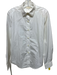 Ann Mashburn Size L White Cotton Long Sleeve Collar Button Down Top White / L