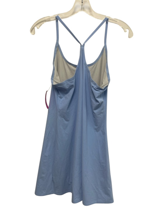 Outdoor Voices Size M Baby Blue Nylon Blend Racer Back A Line Mini Dress Baby Blue / M