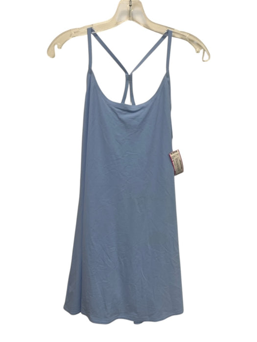 Outdoor Voices Size M Baby Blue Nylon Blend Racer Back A Line Mini Dress Baby Blue / M
