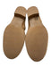 Aquatalia Shoe Size 9 Light Brown Suede Round Toe Strap Wood Block Heel Loafers Light Brown / 9