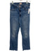 Mother Size 29 Medium Wash Cotton Denim High Rise Whiskering Kick Flare Jeans Medium Wash / 29