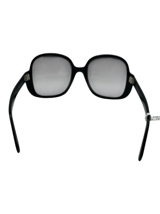 Celine Black Acetate Oversize Tinted Square Sunglasses Black