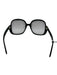 Celine Black Acetate Oversize Tinted Square Sunglasses Black