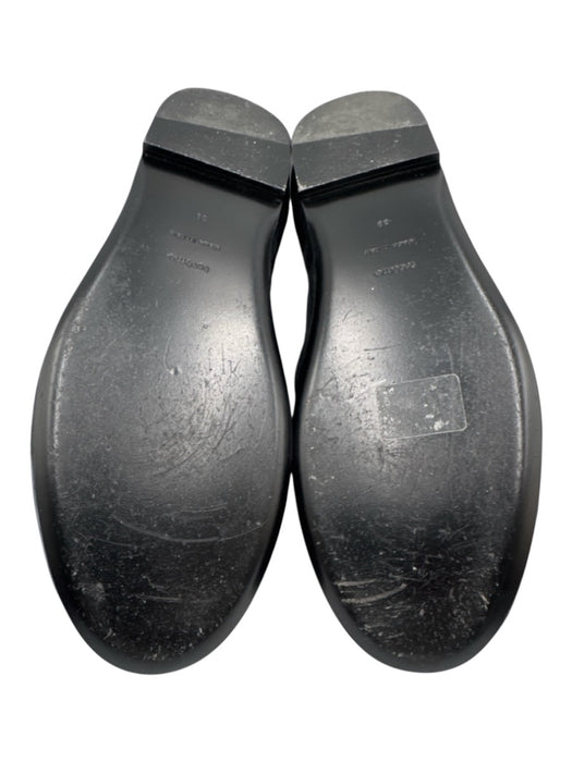 Toteme Shoe Size 39 Black Leather Scrunched Ballerina Flats Black / 39