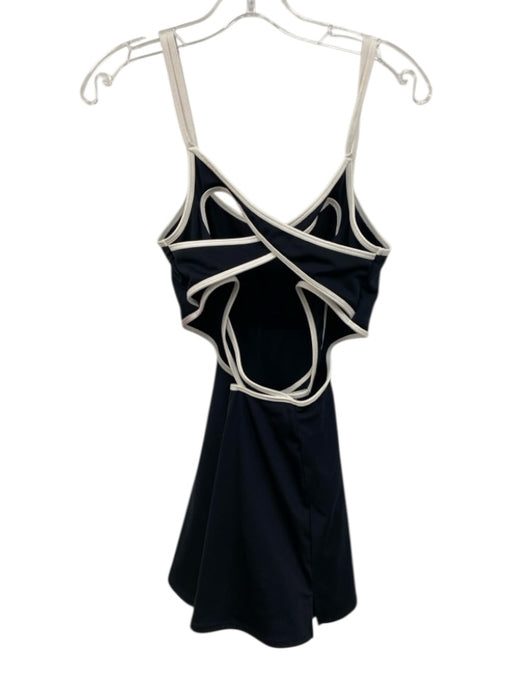 Free People Movement Size Small black and white Polyester Criss Cross Back Dress black and white / Small