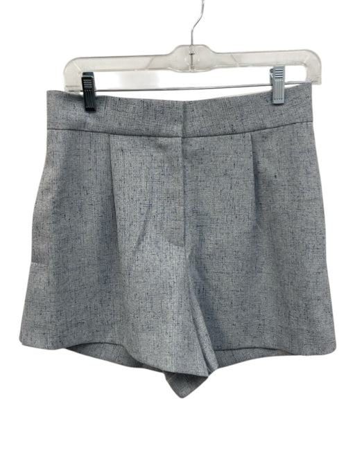 The Femm Size Medium Light Blue Polyester Mid Rise Clasp Close Shorts Light Blue / Medium