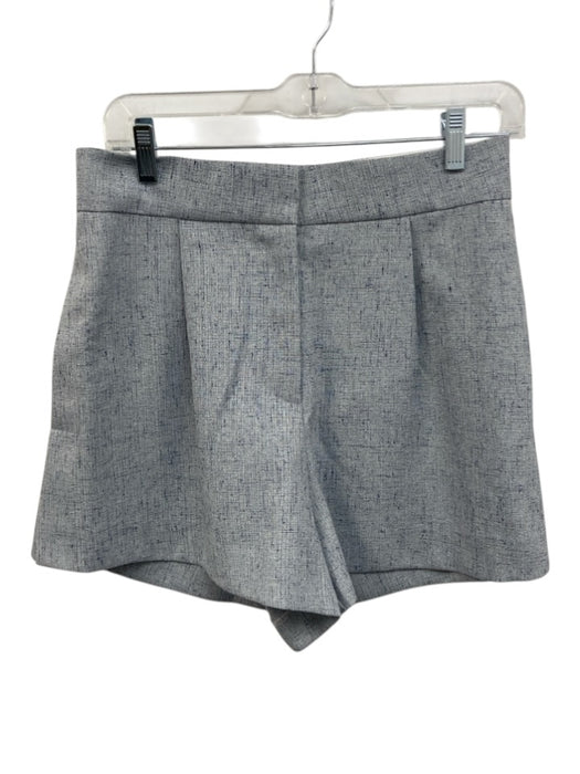 The Femm Size Medium Light Blue Polyester Mid Rise Clasp Close Shorts Light Blue / Medium