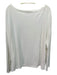 All Saints Size M White Cotton Long Sleeve Solid Boat Neck Top White / M