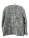ASTR The Label Size L Gray & Cream Wool Blend silver tone hardware Tweed Coat Gray & Cream / L