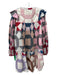 Sea New York Size M White, Blue, Multi Cotton Long Sleeve Patchwork Dress White, Blue, Multi / M