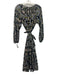 Cleobella Size XS Black & Multi Cotton Button Front Floral Long Sleeve Dress Black & Multi / XS