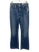 Rag & Bone Size 29 Blue Wash Cotton Blend Zip & Button Whiskering Flare Jeans Blue Wash / 29