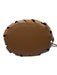 Verano Hill Tan Brown Faux Leather Top Handle Woven Drawstring Bag Tan Brown / S