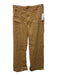 Maeve Size 27 Light Brown Linen & Viscose High Rise Patch Pocket Wide Leg Pants Light Brown / 27