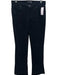 Kut From The Kloth Size 4 Black Cotton Blend Corduroy Mid Rise Boot Cut Pants Black / 4