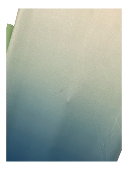 Meshki Size L Green & Blue Polyester Sleeveless Ombre Front knot Maxi Dress Green & Blue / L