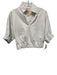 Emily McCarthy Size XS White Rayon & Nylon Short Puff Sleeve Elastic Waist Top White / XS
