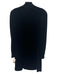 Tyler Boe Size XS Black Polyester Velvet Long Puff Sleeve Mock Neck Midi Dress Black / XS