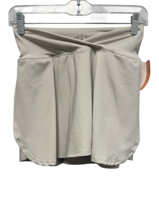 Year Of Ours Size S Light Gray Polyester & Spandex Elastic Waist Tennis Skort Light Gray / S