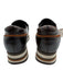 Softwaves Shoe Size 36 Dark Brown & Multi Leather Horsebit Stripe Loafers Dark Brown & Multi / 36