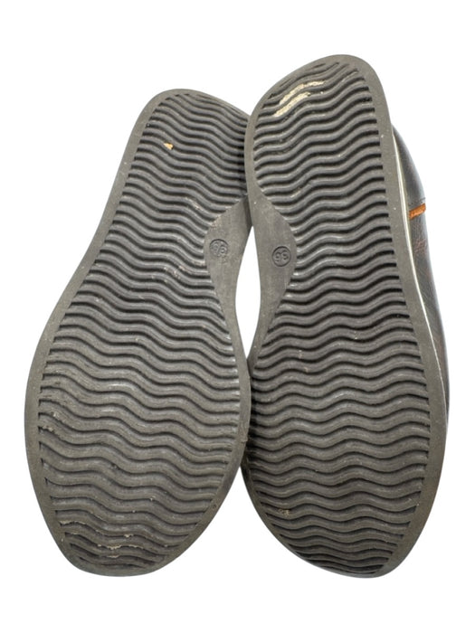 Softwaves Shoe Size 36 Dark Brown & Multi Leather Horsebit Stripe Loafers Dark Brown & Multi / 36