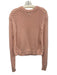 Varley Size XS Light Pink Cotton Long Sleeve Loose Knit Side Zip Sweater Light Pink / XS