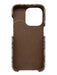 Gucci Beige & Brown Coated Canvas Guccissima GG Logo Gold Tone Accent Phone Case Beige & Brown