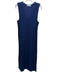 Rag & Bone Size S Navy Blue Modal Blend V Neck Sleeveless Midi Dress Navy Blue / S