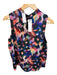 Willa Story Size L Multi Polyester Sleeveless Abstract Mock Neck Top Multi / L