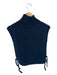 Veroalfie Size 2/M Navy & Purple Merino Wool Blend Knit Side Ties Vest Sweater Navy & Purple / 2/M