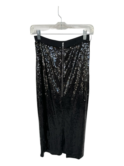 Olivia by Livro Size S Black Sequin High Waist Maxi Skirt Black / S