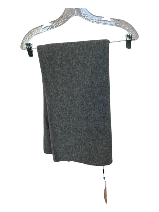 Pissenlit Gray Cashmere Knit Shawl Gray / L