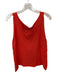 Wooden Ships Size S/M Orange Cotton Blend Sleeveless Knit Top Orange / S/M