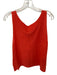 Wooden Ships Size M/L Orange Cotton Blend Sleeveless Knit Top Orange / M/L