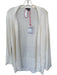 Wooden Ships Size M/L Ivory Cotton Blend Loose Knit Open Front Sweater Ivory / M/L