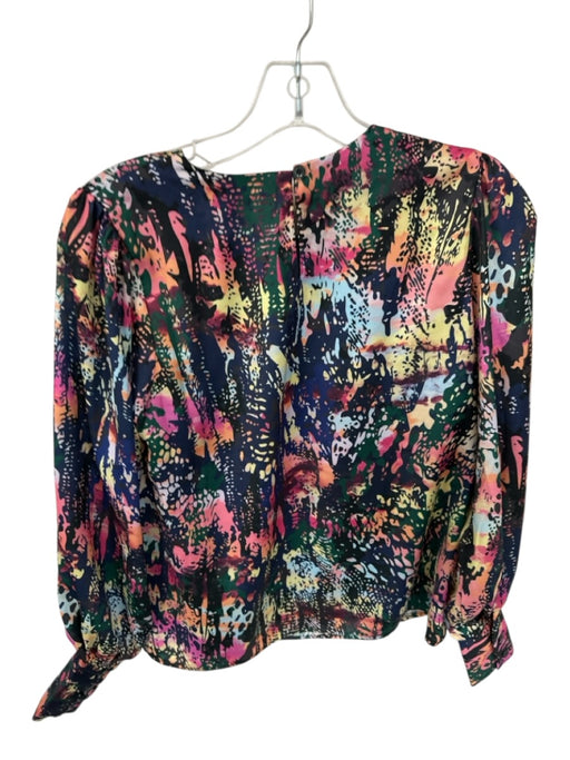 Willa Story Size L Multi Polyester Sleeveless Watercolor Lined Top Multi / L