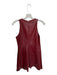 Willa Story Size XS Deep Red Vegan Leather Sleeveless Back Zip Dress Deep Red / XS