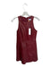 Willa Story Size XS Deep Red Vegan Leather Sleeveless Back Zip Dress Deep Red / XS