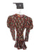 Celia B Size M Brown & Green Viscose Blend Long Balloon Sleeve Flowers Dress Brown & Green / M