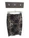Trina Turk Size 2 Tan & Brown Cotton Blend High Waist Animal Print Pencil Skirt Tan & Brown / 2