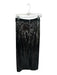 Olivia by Livro Size S Black Sequin High Waist Back Zip Maxi Skirt Black / S