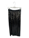 Olivia by Livro Size S Black Sequin High Waist Back Zip Maxi Skirt Black / S