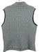 Flynn The Collection Size L Gray & Black Polyester Quilted Full Zip Vest Gray & Black / L